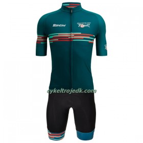 Cykeltøj + Cykelshorts 2022 Deutschland Tour Blågrøn